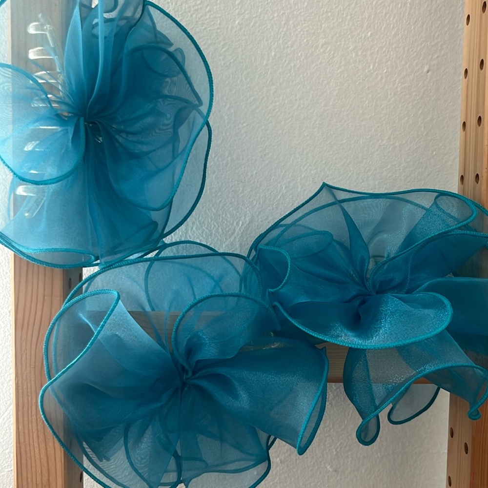 Free People Teal Hair Accessories